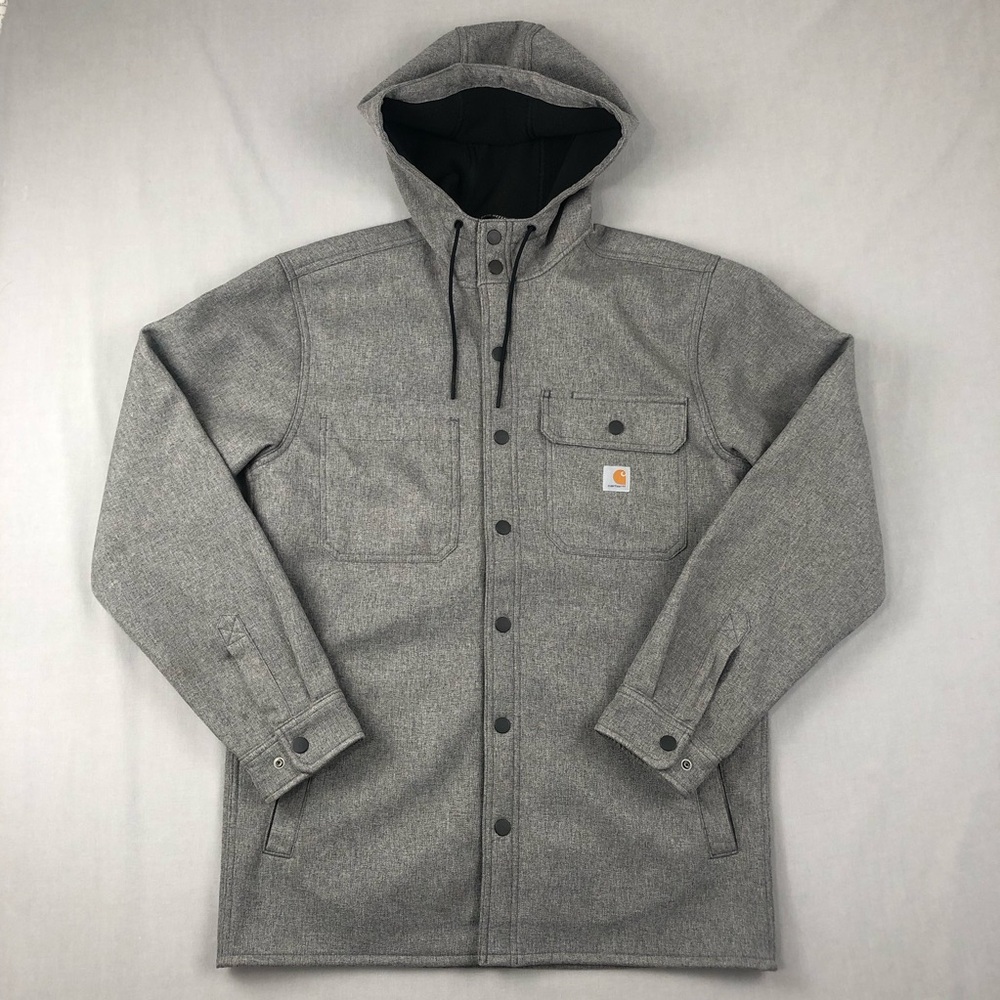 Carhartt Rain Defender Relaxed Fit Heavyweight Hooded Shirt Jac